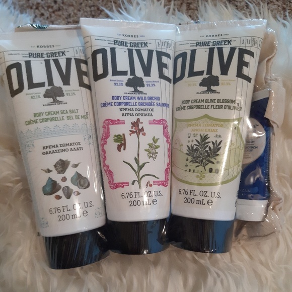 Korres Other - Korres Pure Greek 4 PC. Set w/tote NEW